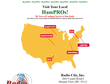 Tablet Screenshot of hampros.com
